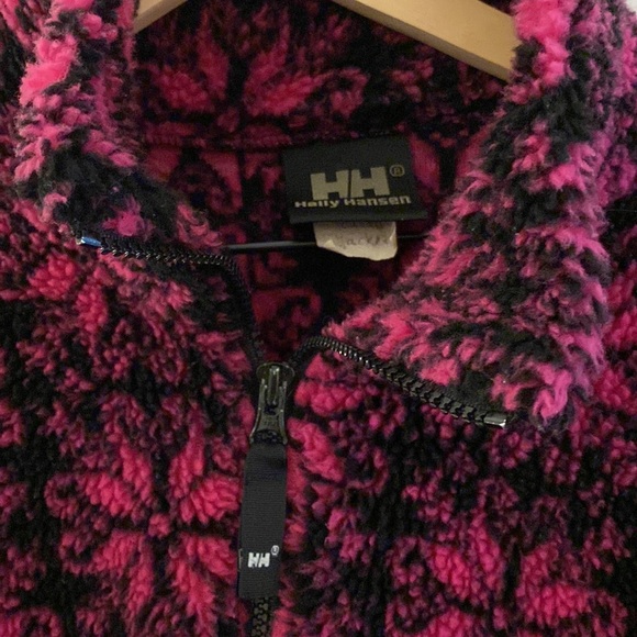 Helly Hansen Vintage Deep Pile Sherpa Fleece Full Zip Jacket - Picture 2 of 4